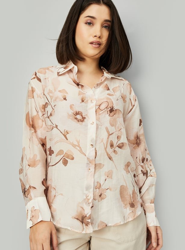 Women Floral Print Shirt