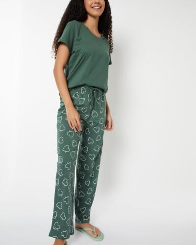 Women Printed PJ Set
