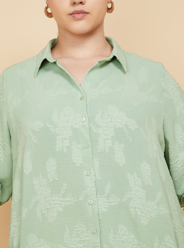 Women Jacquard Shirt - Image 4