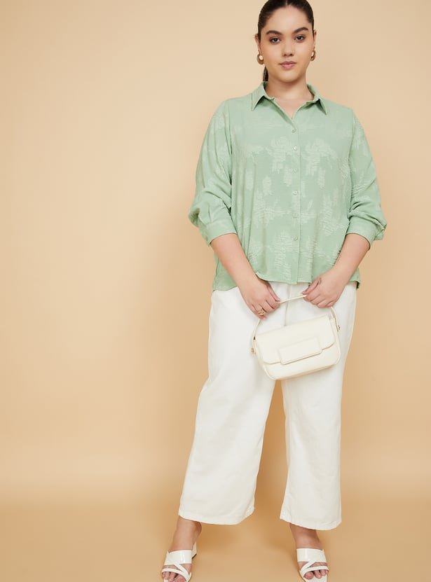 Women Jacquard Shirt - Image 2