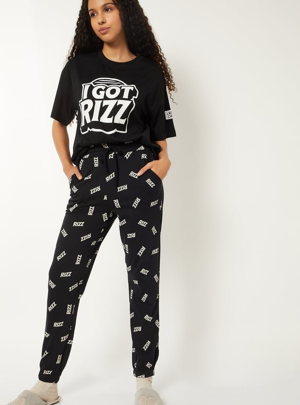 Women Printed PJ Set