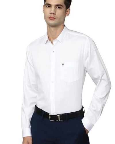 Allen Solly Men Cotton Solid Regular Fit Shirt