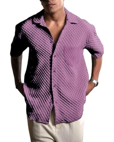 Half Sleeve Stylish Button Down Shirt's ll Men's Pocket Shirt