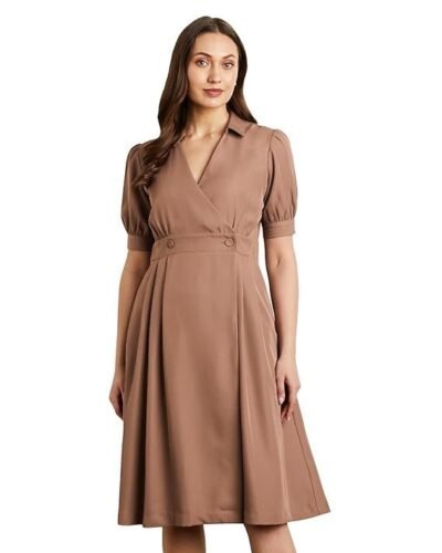Women's 'Desk-to-Dinner' Fit & Flare Wrap Dress