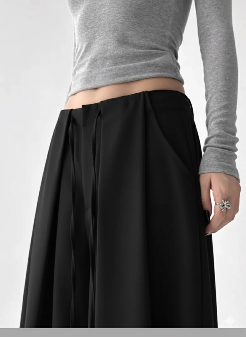 Draped Edit Wide Leg Pants - Image 3